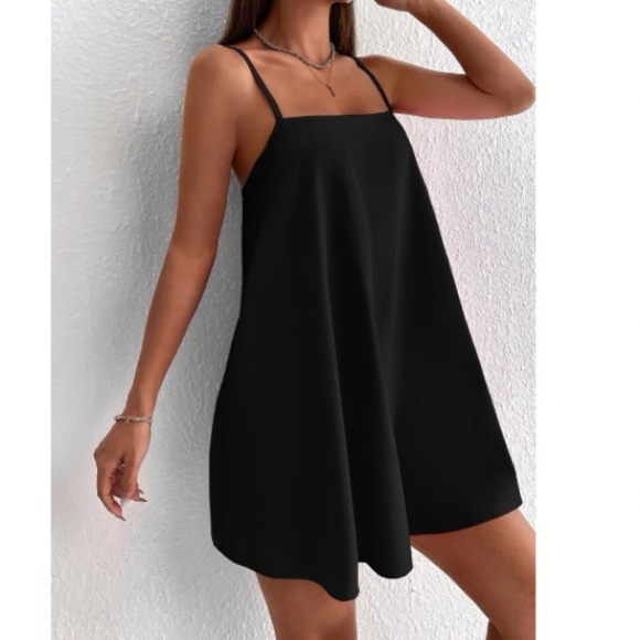 Petite blue  casual cami dress FEW PIECES LEFT - Picture 5 of 16